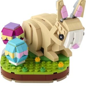 LEGO Bunny and Eggs Set - Tan, Pink, Blue
